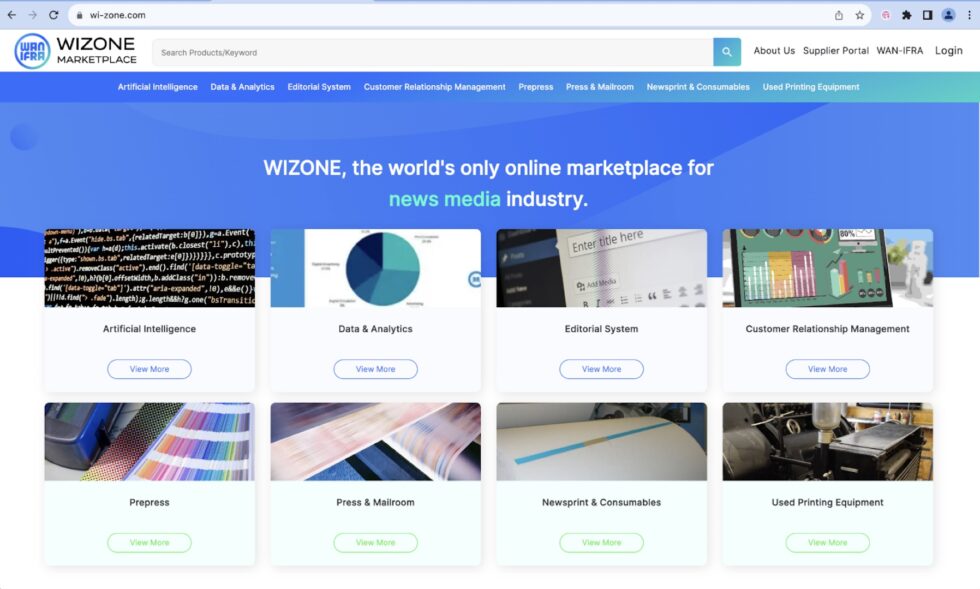 WAN-IFRA lança marketplace global voltado para a indústria de notícias