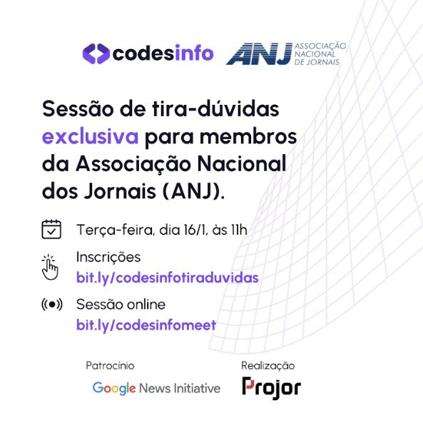 Associados ANJ: Webinário detalha o Codesinfo, fundo de inovação do Projor