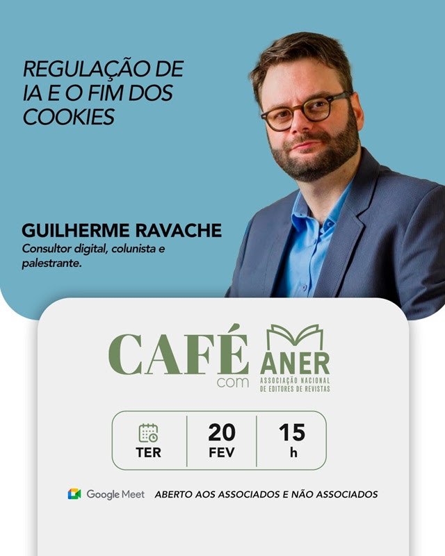 Café com Aner desta terça-feira, 20, aborda IA e setor editorial