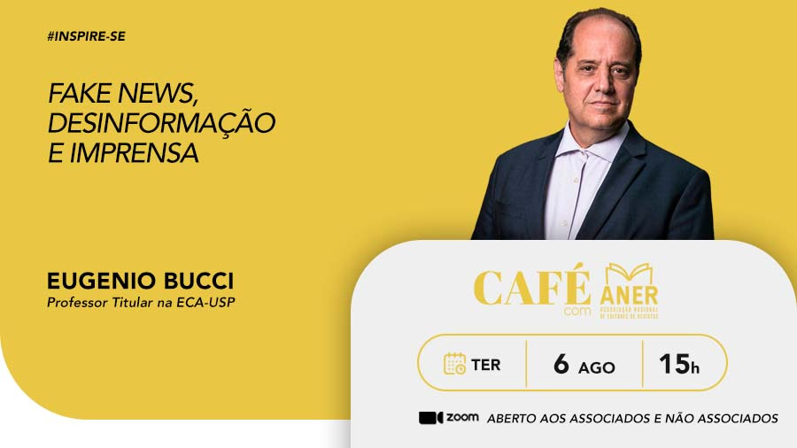 Café com Aner será sobre fake news, desinformação e imprensa