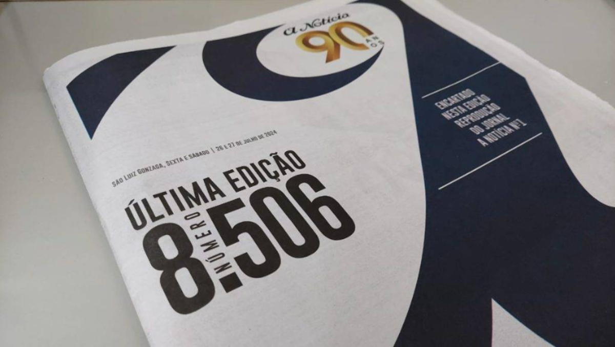 Jornal A Notícia, de São Luiz Gonzaga, encerra edições impressas