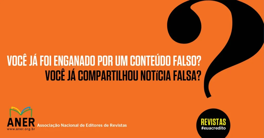 ANER lança campanha contra fake news: “Revistas. Eu Acredito!”