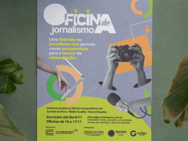Correio do Povo promove nova edição da ‘Oficina de Jornalismo’