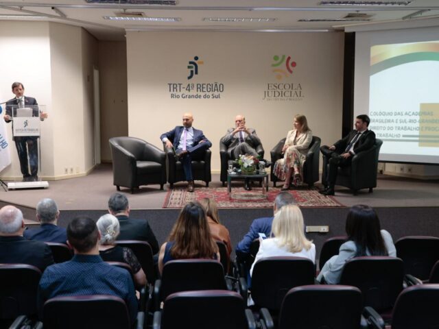 TRT-RS sedia debate sobre novas relações de trabalho e desafios contemporâneos do Judiciário Trabalhista