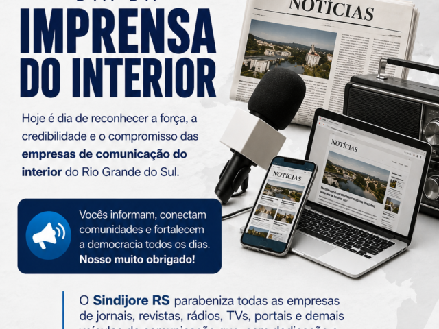 27 de maio – Dia da Imprensa do Interior
