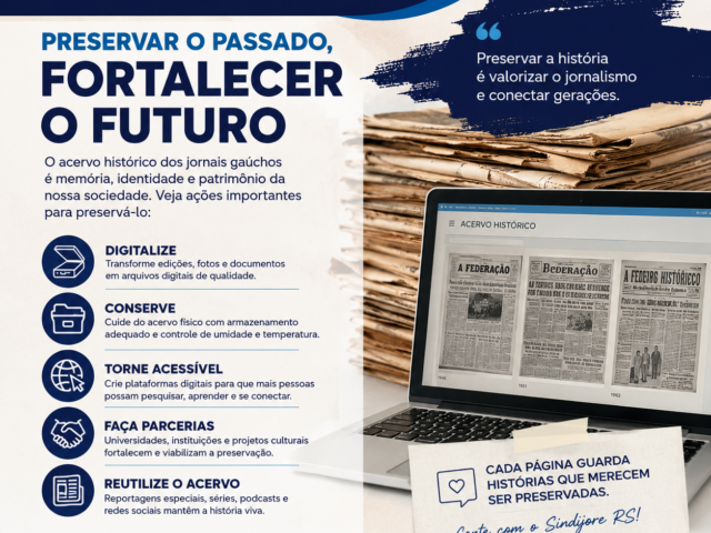 Estratégias para preservação e valorização do acervo histórico de jornais gaúchos
