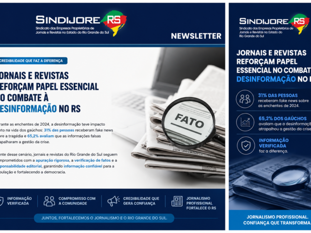 Jornais do RS lideram combate à desinformação com base em checagem e dados verificados