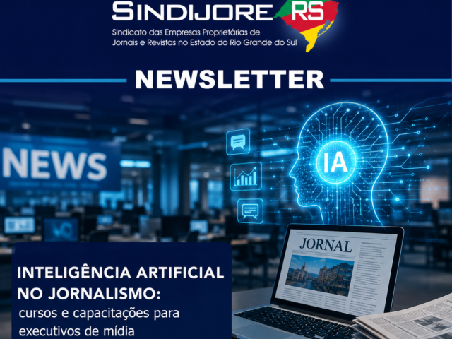 IA no jornalismo impulsiona busca por capacitação entre executivos de mídia