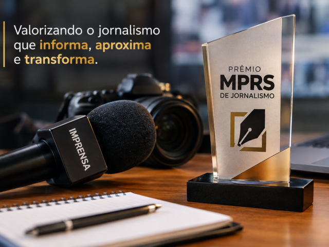 Abertas as inscrições para o ‘Prêmio MPRS de Jornalismo’