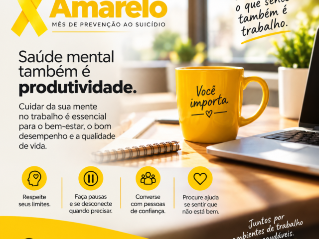 Setembro Amarelo: a importância da saúde mental no ambiente de trabalho