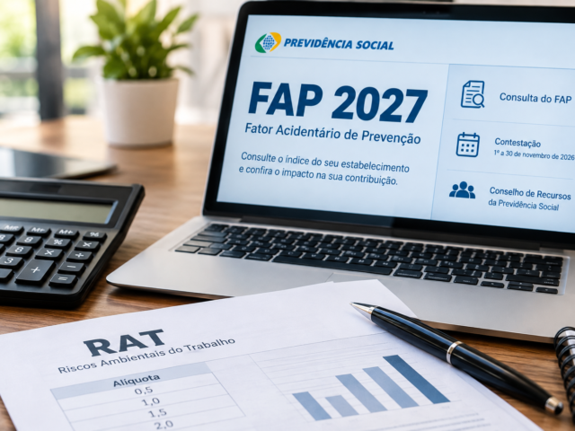 Empresas já podem conferir o FAP de 2027 e preparar contestações