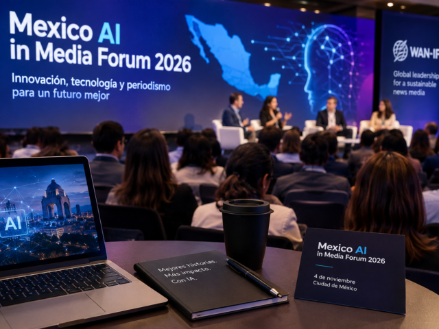 México recebe fórum internacional sobre inteligência artificial no jornalismo em novembro